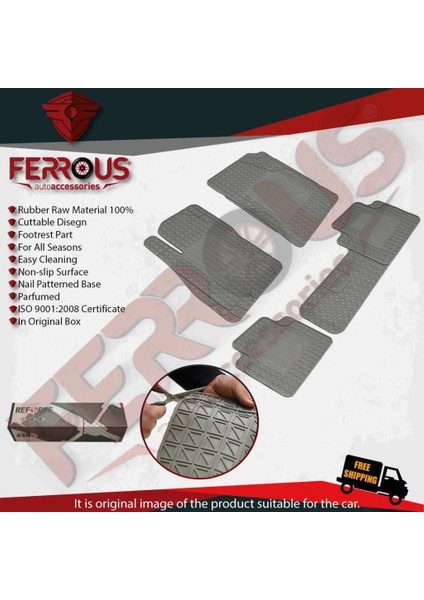 Toyota Corolla Universal Kesimli Paspas 2019 Gri modelleri