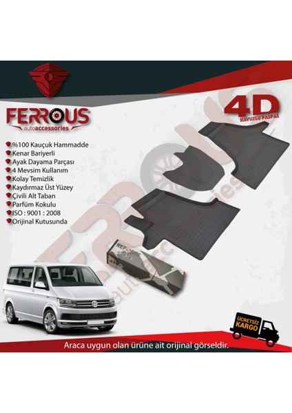 Volkswagen Transporter T6 4d Paspas 2015 2018 Siyah