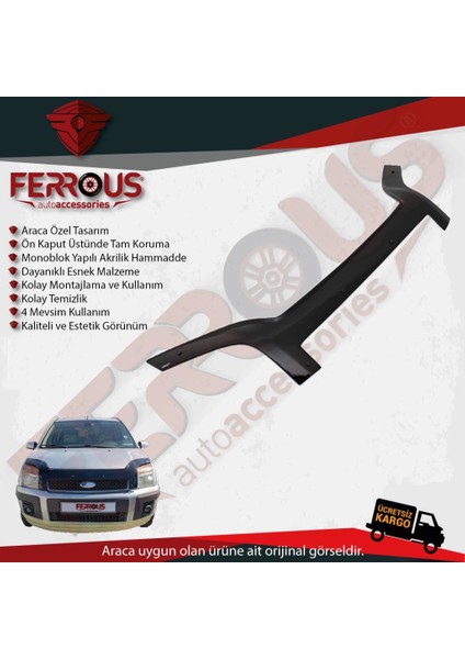 Ford Fusion Ön Kaput Koruyucu Rüzgarlık 2003 2012 fiyatları