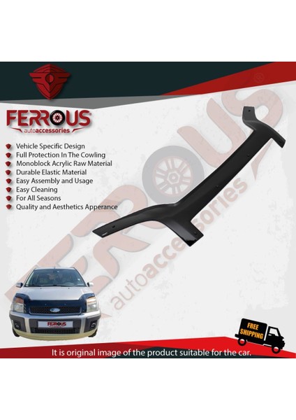 Ford Fusion Ön Kaput Koruyucu Rüzgarlık 2003 2012 modelleri