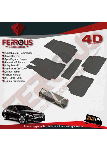 Mercedes E W212 4d Paspas Siyah ve Rampalı Bagaj Havuzu 2009 2015 fiyatları