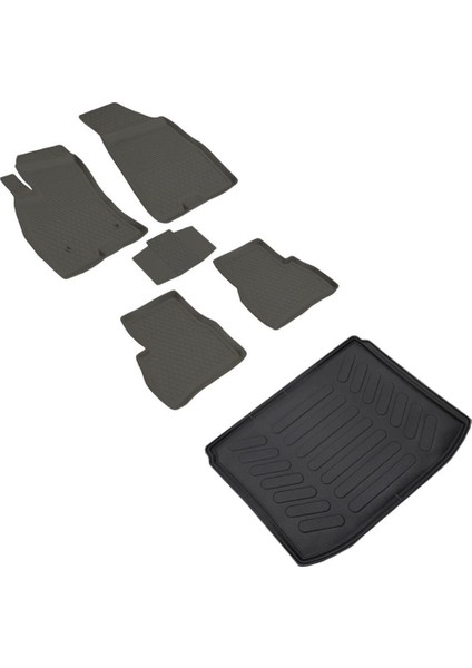 Fiat Doblo 4d Paspas Siyah ve Bagaj Havuzu 2010 ve Üstü