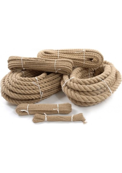 Jüt Halat Ip 10 mm 30 Metre Dekoratif Hasır Kendir modelleri