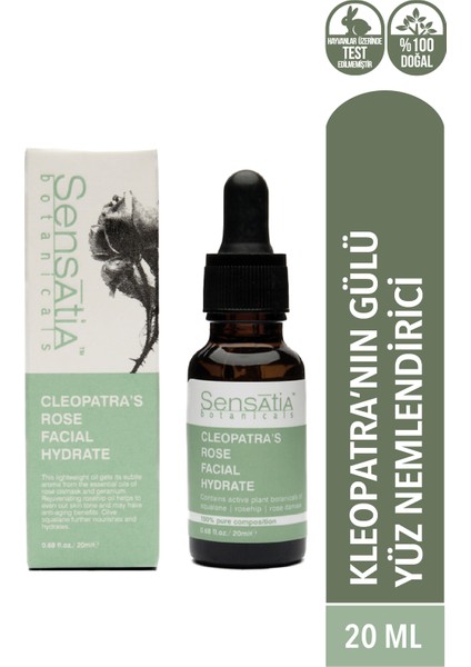 Cleopatra's Rose Cilt Tonu Dengeleyici Yüz Nemlendirici 20ML modelleri