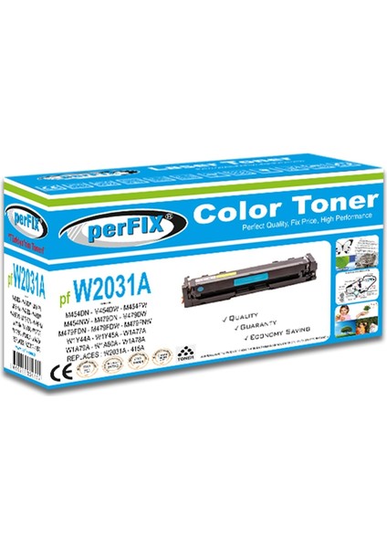 Pf W2031A - CRG055 Mavi Chipsiz 415A Toner 2,1k
