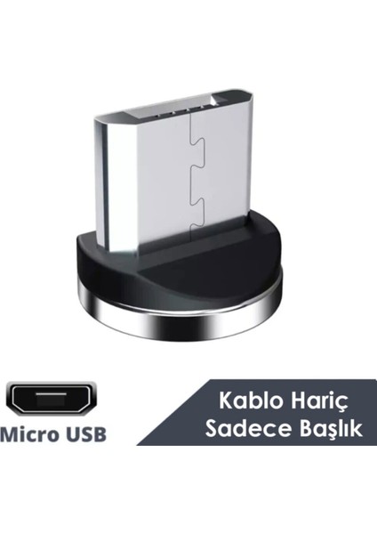 Manyetik Şarj Kablosu Ucu Micro USB