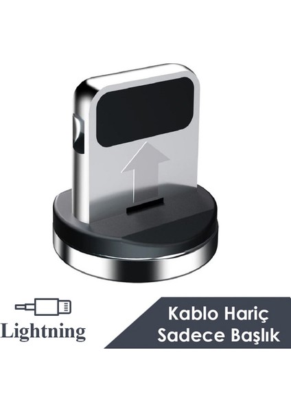 Manyetik Şarj Kablosu Ucu Lightning