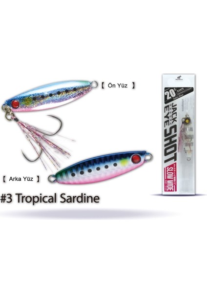 Ex 975 Jack Eye Shot Slow Wıde 20 gr No:3 fiyatları