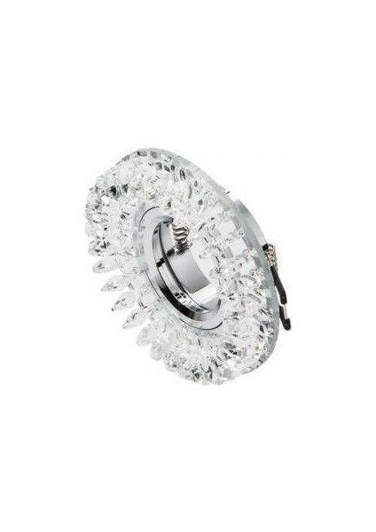 Kristal 6W  Cob LED Downlıght Armatür Beyaz Atlantis