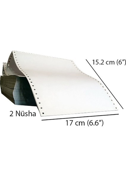 Rulo Merkezi 6X17 3 Nüsha Kantar Fişi 1000'LI