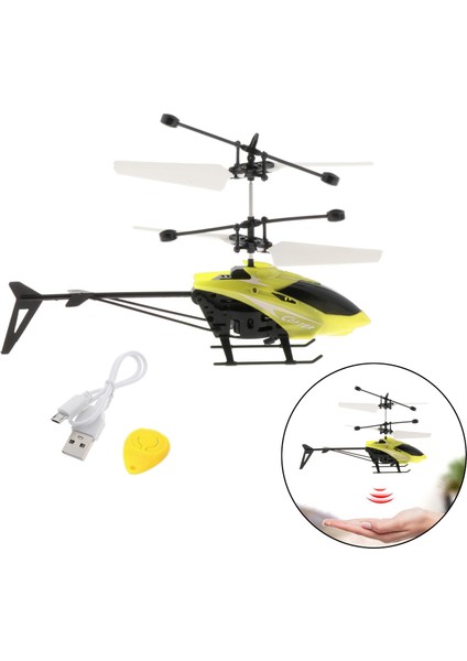 Mini Uçan Helikopter Oyuncaklar Uzaktan Kumandalı Indüksiyon Uçağı (Yurt Dışından) indirimleri
