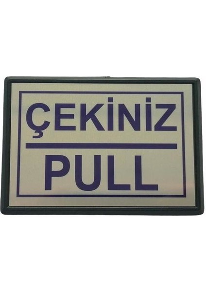 Yönlendirme Çekiniz (Pull) 10X7 cm Küçük Boy
