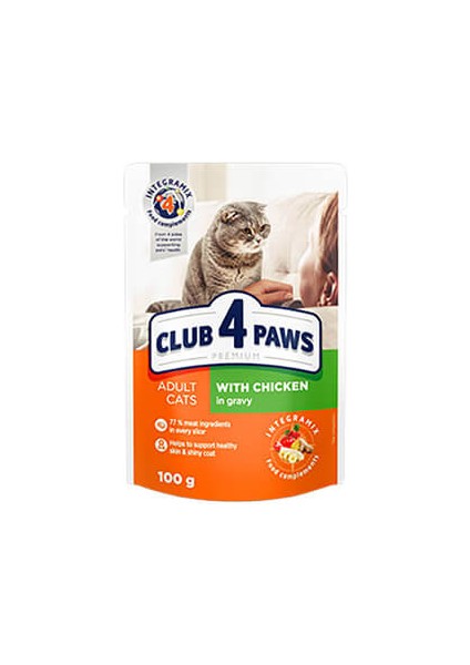 Tavuklıu Pouch Kedi Konservesi 6X100 gr