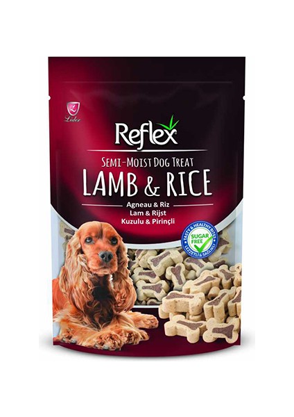 Semi-Moist Kuzu Etli Pirinçli Köpek Ödülü 150GR