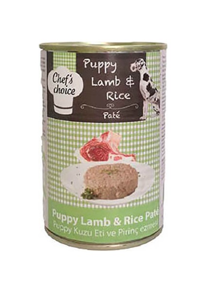 Chef's Choice Chefs Choice Puppy Lamb&rice Pate Konserve 400GR 6 Lı Avantaj Paketi