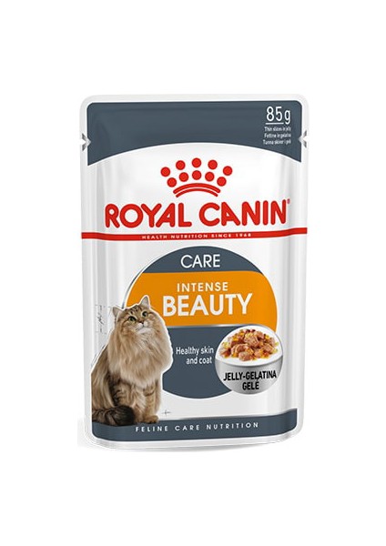 Royal Canin Intense Beauty Jelly Yetişkin Kedi Konserve 12X85 gr