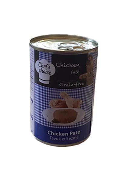 Chefs Choice Kedi Tavuk Eti Ezme Kons. 400 gr 6 Lı Avantaj Paketi