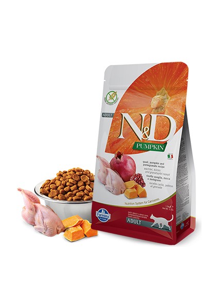 N&d Pumpkin Bıldırcın& Nar Cat  5 kg