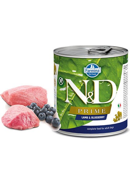 Prime Kuzu&yaban Mersini Yetişkin Köpek Konser 6X285 gr