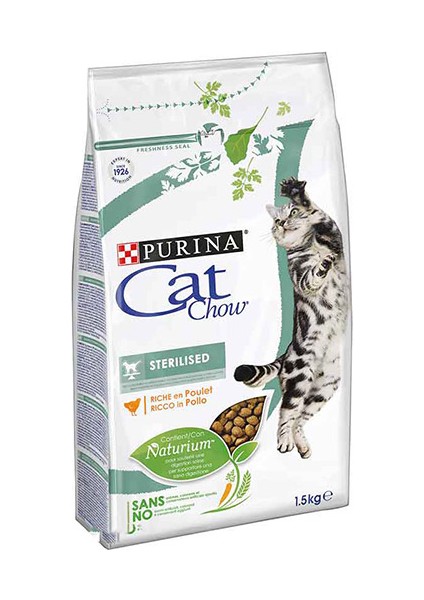 Kısırlaştırılmış Tavuklu Kedi Maması 15 kg