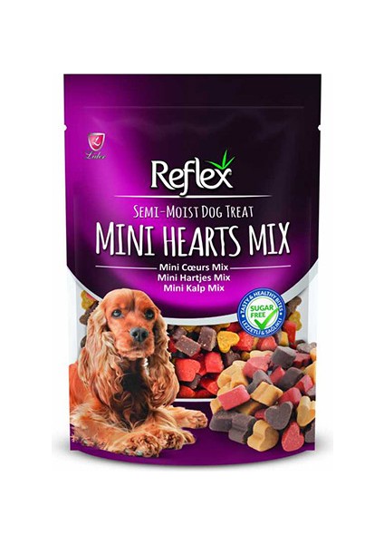 Semi-Moist Mini Kalp Mix Köpek Ödülü 150GR