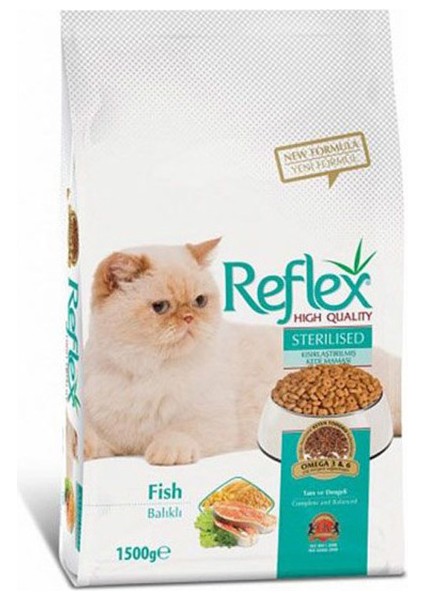 Balıklı Kısırlaştırılmış Kedi Maması 1,5 kg