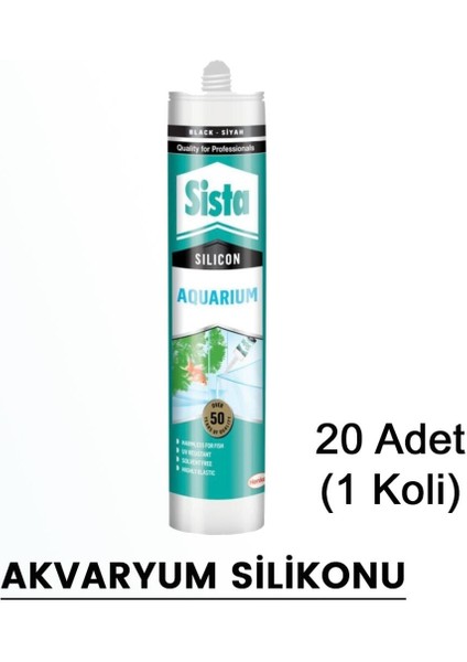 Sista Şeffaf Akvaryum Silikonu 310 ml Henkel (20 Adet)