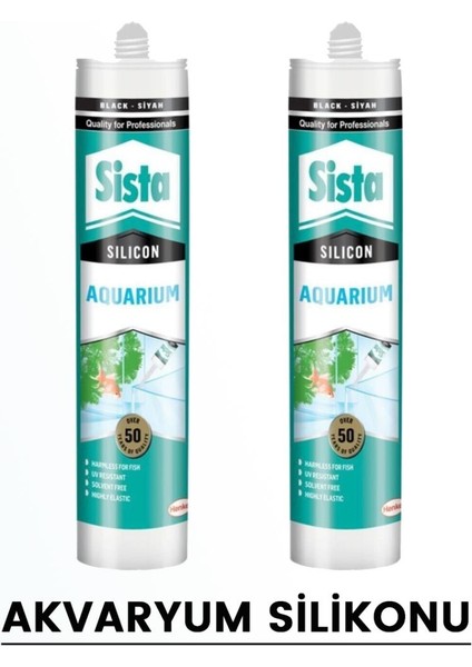 Sista Şeffaf Akvaryum Silikonu 310 ml Henkel (2 Adet)