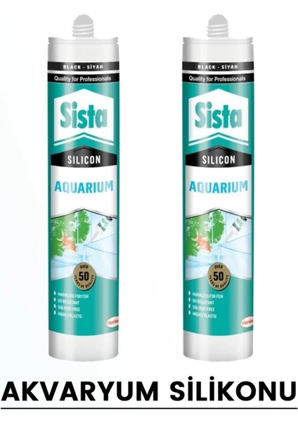 Sista Şeffaf Akvaryum Silikonu 310 ml Henkel (2 Adet)