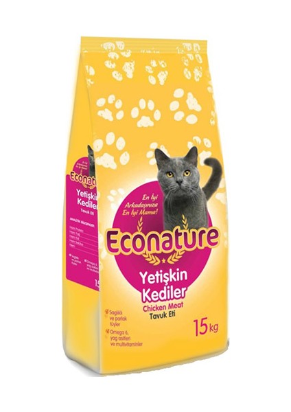 Tavuklu Kuru Yetişkin Kedi Maması 15 kg