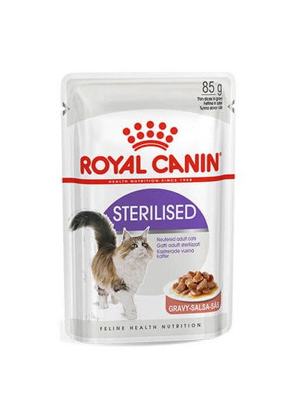 Gravy Kısırlaştırılmış Kedi Konservesi 6X85 gr