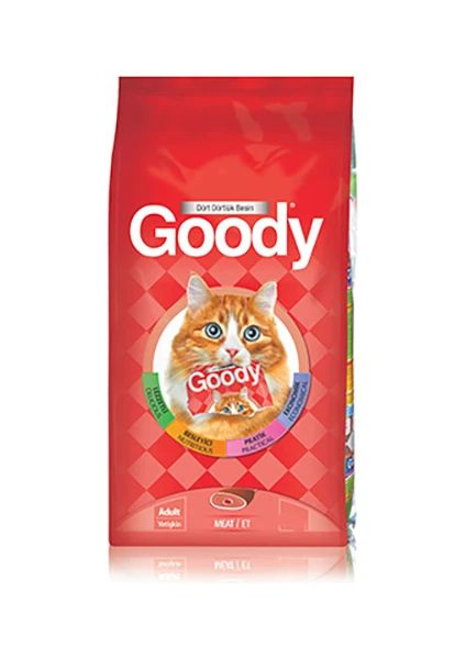 Goody Meat Etli Yetişkin Kedi Maması 15 kg