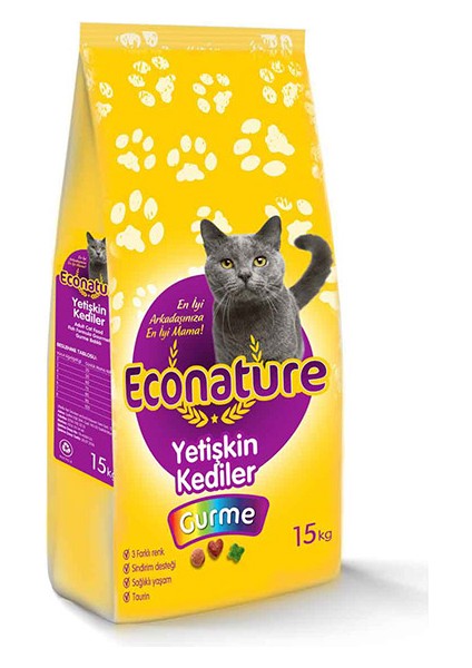 Gurme Kuru Yetişkin Kedi Maması 15 kg