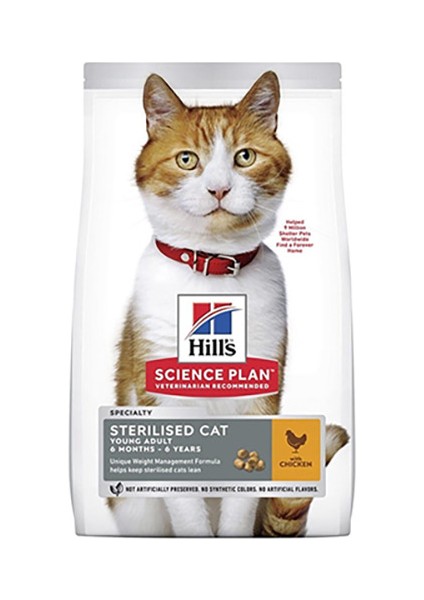 Sterilised Tavuklu Kedi Maması 3 kg