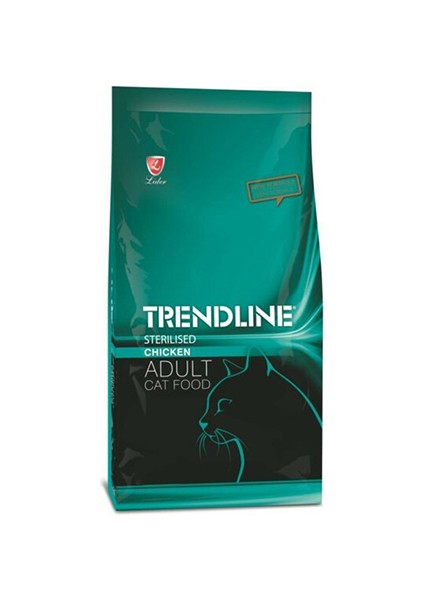 Trendline Kısırlaştırılmış Tavuklu Kedi Mamasi 15 kg