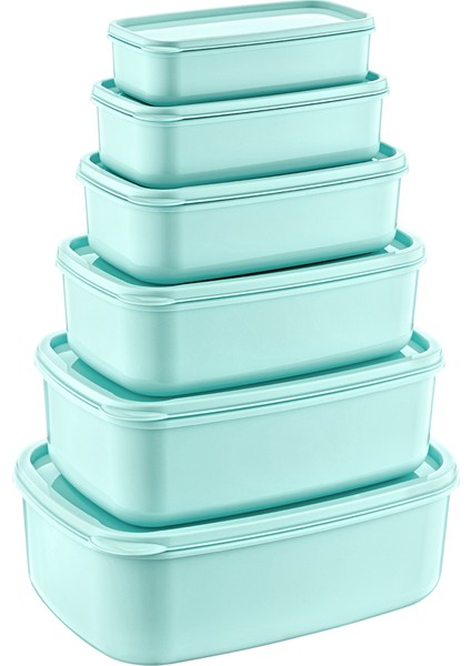 Saklama Kabı Seti 6'lı Set Mint Yeşili fiyatları