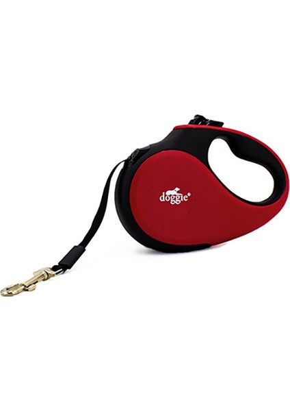Doggie Otomatik Köpek Tasması Soft Seri S Red