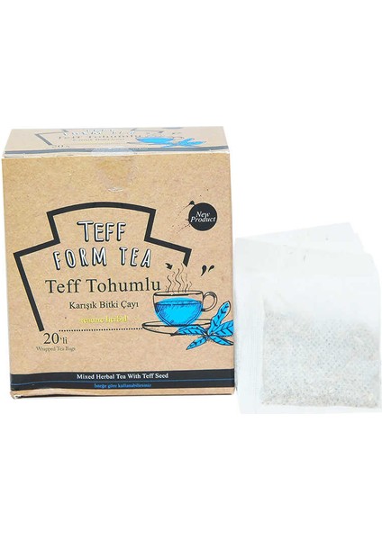 Teff Tohumlu Karışık Bitki Çayı 20 Süzen Poşet