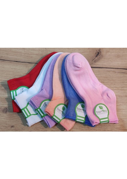 Çocuk 6'lı Yazlık Bambu Patik Çorap