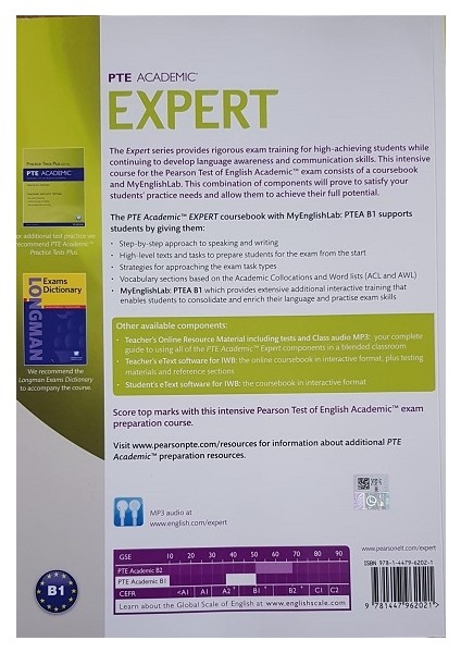 Pte Academic Expert B1 Coursebook And Myenglishlab