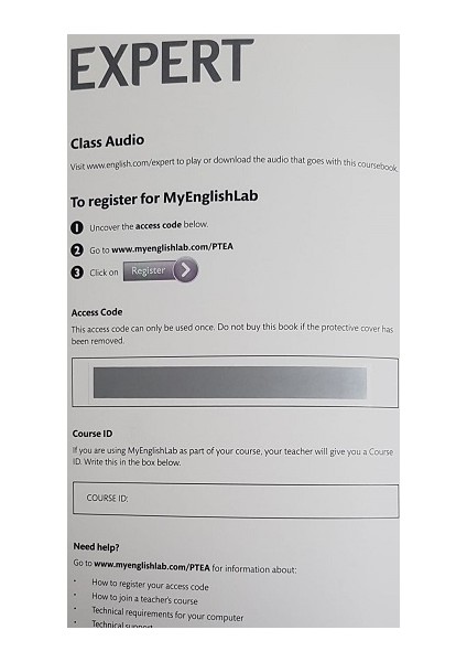 Pte Academic Expert B1 Coursebook And Myenglishlab