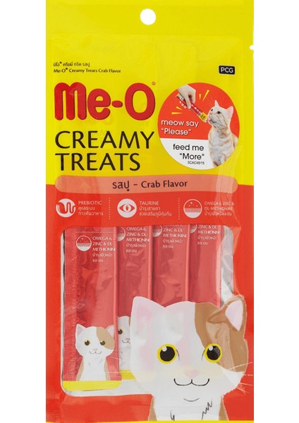 Me-O Meo Yengeçli Tamamlayıcı Kedi Besini 4X15 G
