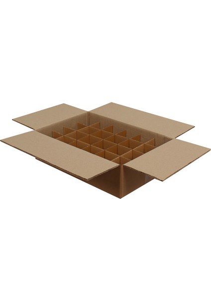 44x29,5x12,7cm Seperatörlü Su Bardağı Kolisi 5'li