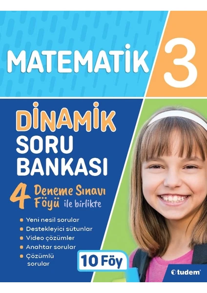 Tudem Yayınları 3. Sınıf Dinamik Matematik Soru Bankası