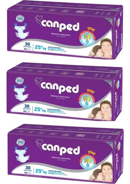Hasta Bezi Çoçuklar Için Bel Bantlı 90 Adet Xs (3pk*30)
