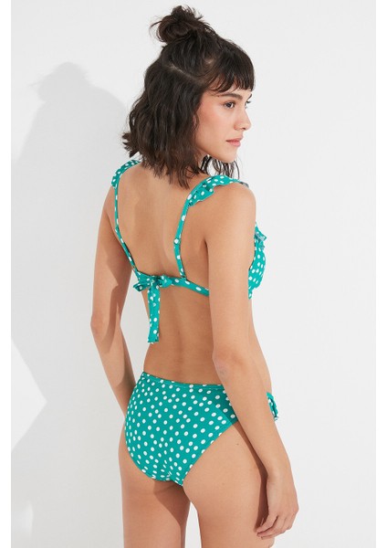 Çok Renkli Point Triangle Fit Bikini Üstü fırsatları