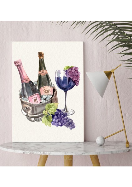 Gift Şarap Tasarımlı Kanvas Tablo 30 x 50 Cmcm-7