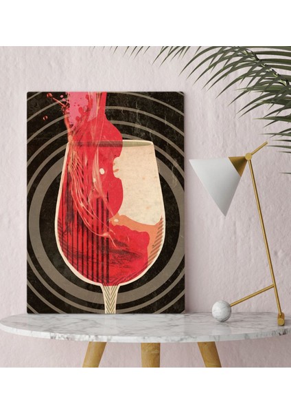 Gift Şarap Tasarımlı Kanvas Tablo 30 x 50 Cmcm-3