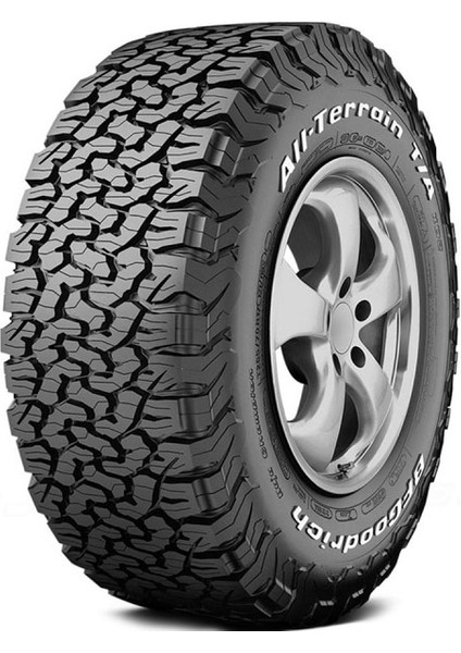 35X12.50 R18 118R All Terrain Lrc Rwl Beyaz Yazılı T/A Ko2 4 Mevsim Lastiği ( Üretim Yılı: 2023 )