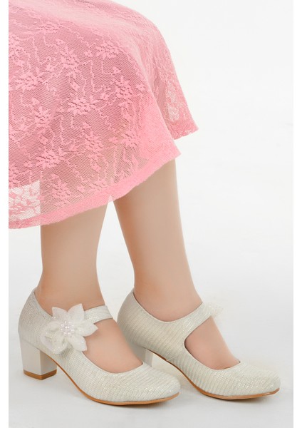 Kiko 751 Çupra Günlük Kız Çocuk 4 cm Topuk Babet Ayakkabı